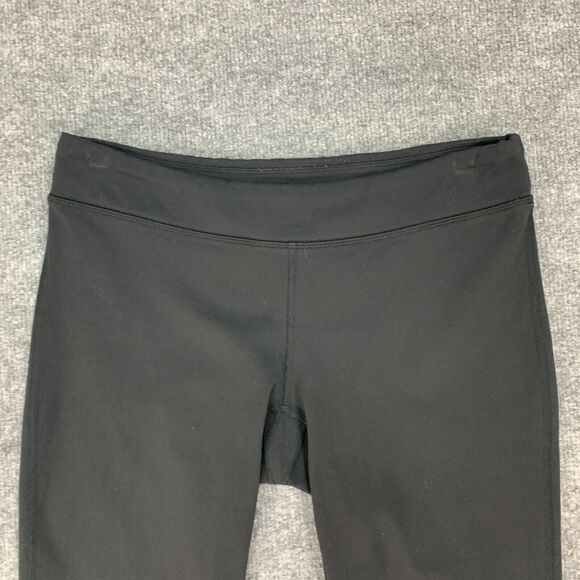 Lucy Capri Legging Womens M Medium Black Low Rise Pull On Athletic Crop Stretch - Picture 5 of 12